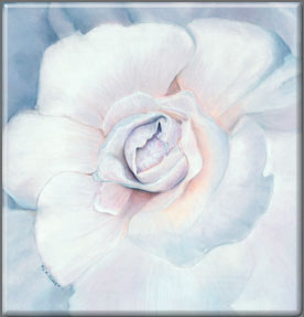 Enchanted Bloom Fine Art Giclee Blue